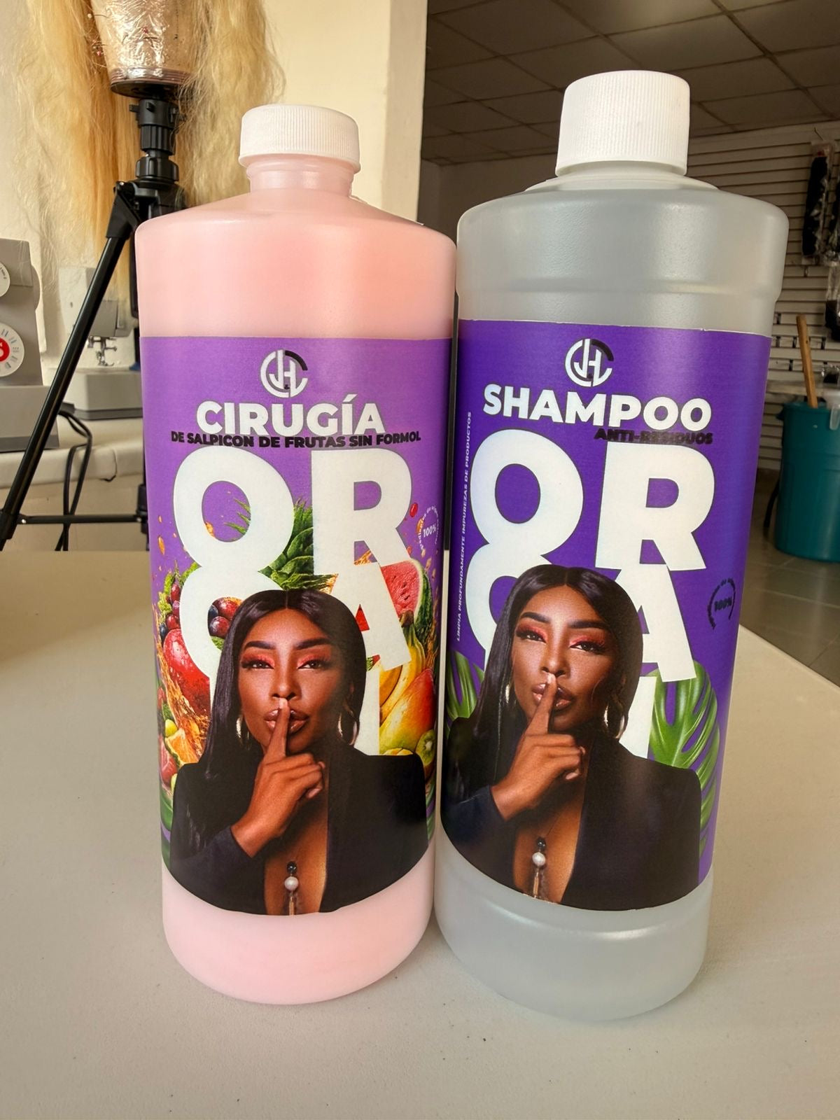 Kit de cirugía para el cabello sin formaldehído con alisador de salpicón de frutas