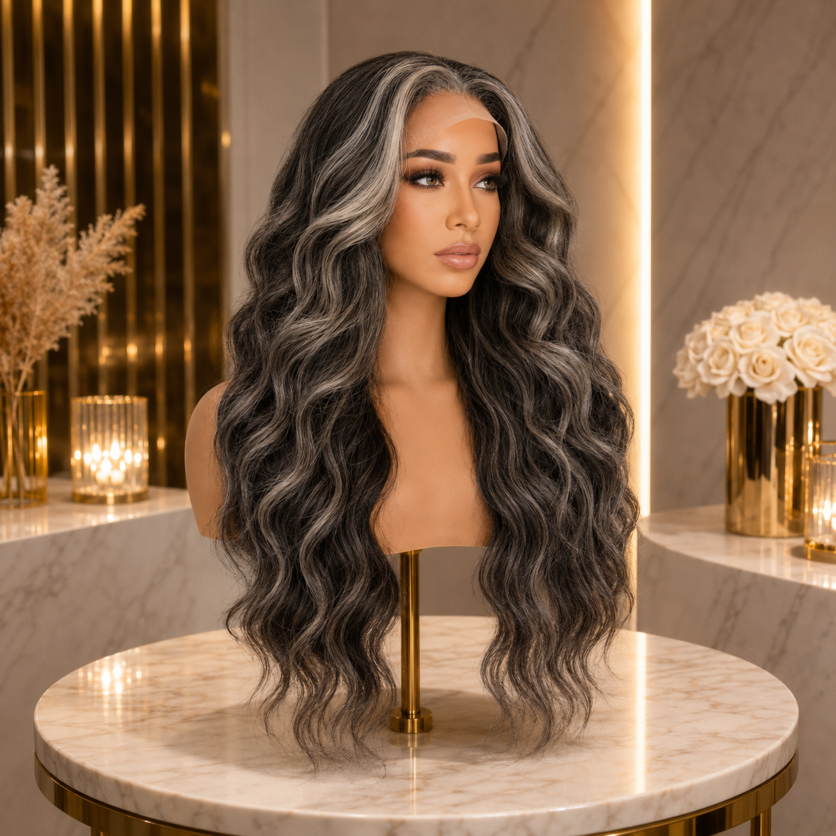 Extensiones Elegant 15A con Canas Ondas