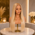 Peluca Rubia Elegant 15A 200 gramos Frontal 13x4 Full HD