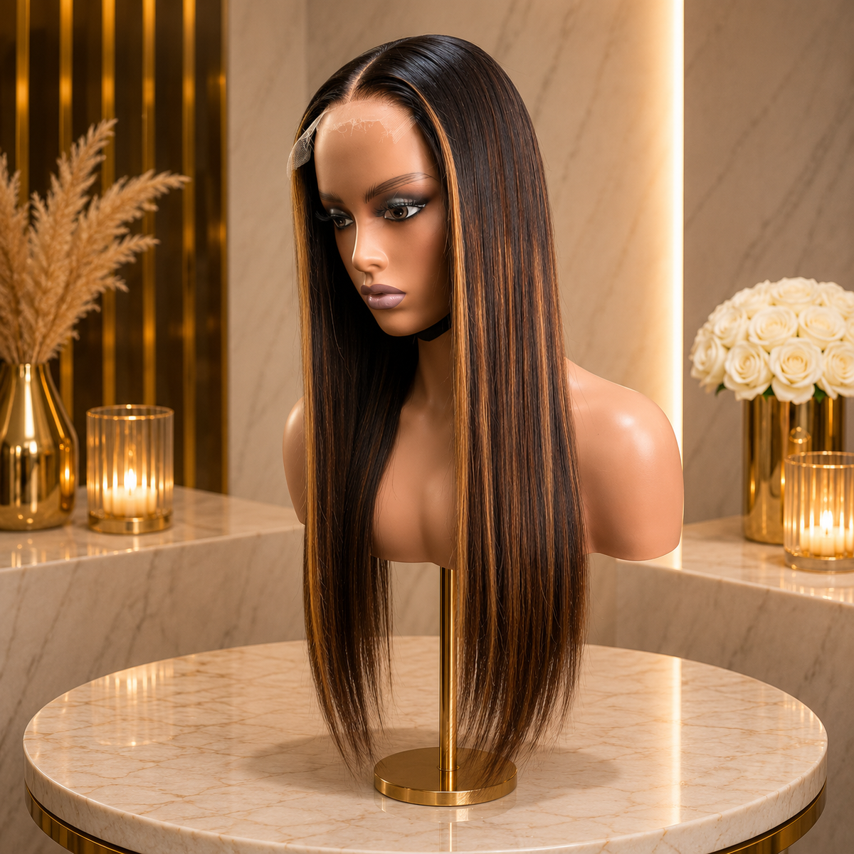 Peluca yorlin 18" closure 5x5 full HD