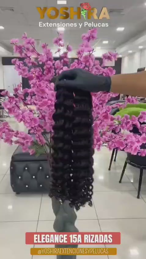 Extensiones Elegant 15A Rizado Color Natural